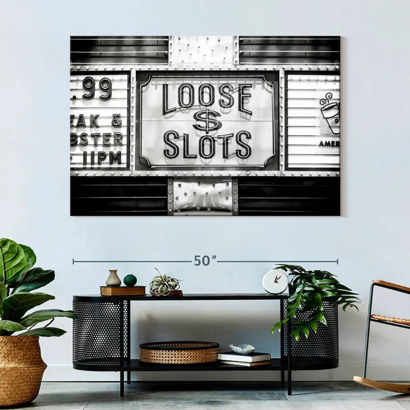 Senne Loose Dollar Slots, 34" H x 51" W