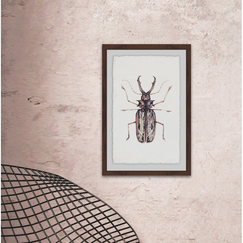 Artsy Insect - Cadre photo, reproduction d'art sur papier, H 36 po x l 24 po