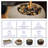 Oval Stone Concrete Ethanol Indoor & Outdoor Tabletop Fireplace
