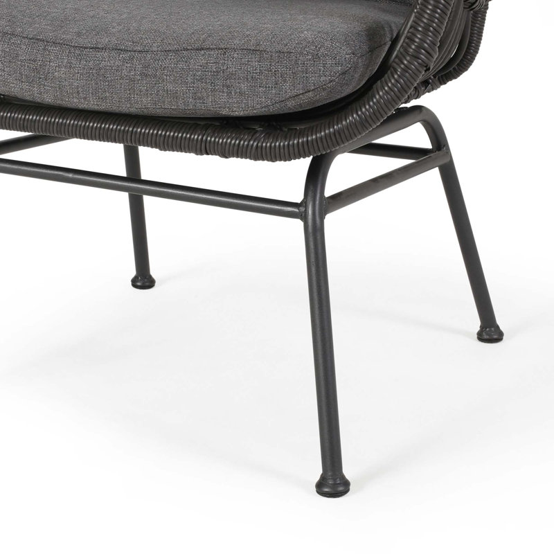 Stylish Living Room Addition, Basic Accent Chair, Gray/Black