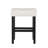 Elegant Leather Counter Height Barstool Set, Ideal For Kitchen And Entertaining Spaces.