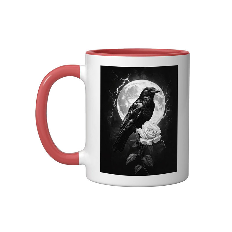 Ceramic Coffee Mug, Red