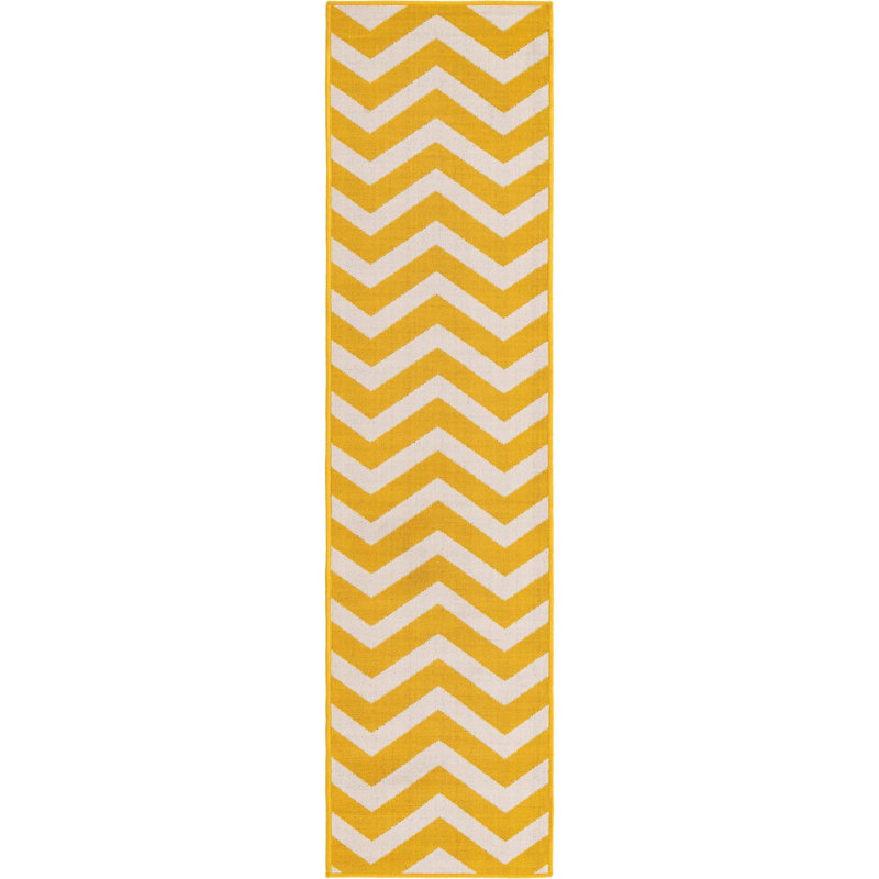 Chevron Indoor / Outdoor Rug, Runner 2' x 8'
