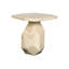 Polyhedron Marble End Table