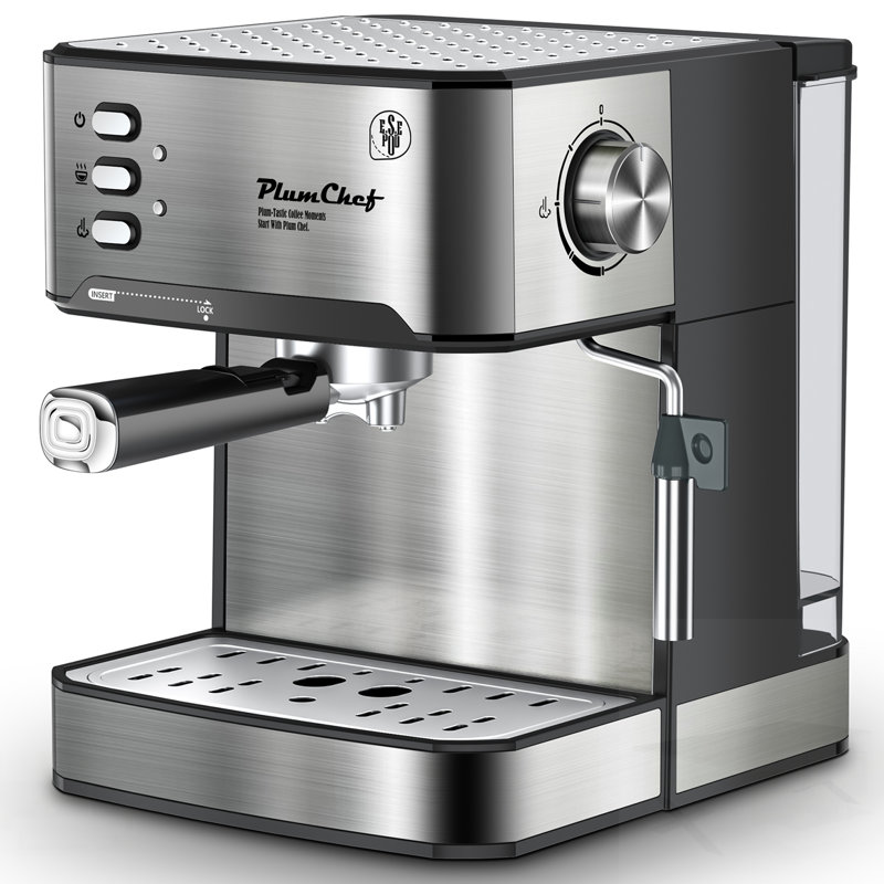 20 Bar Professional Espresso Machine With Milk Frother, Single & Double Shot, ESE Pod Compatible, Removable Water Tank For Cappuccino, Latte, & Macchiato – Home Barista Edition