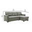 Canapé-lit et chaise longue réversible de 84 po Elleanna-422328345-423788082