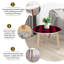 Ensemble de 2 tables basses gigognes Triangle