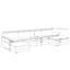 Canapé modulaire en velours côtelé 6 pièces avec repose-pieds amovible-1428132366