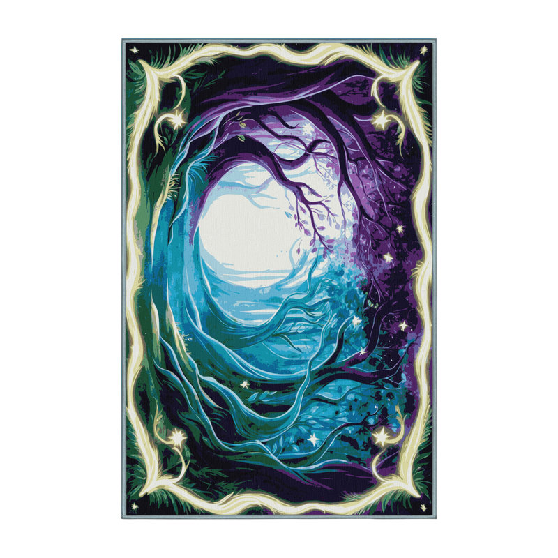 Secret Glade Rug, Rectangle 6' x 9'