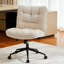 Upholstered Chenille Swivel Accent Chair-134452215