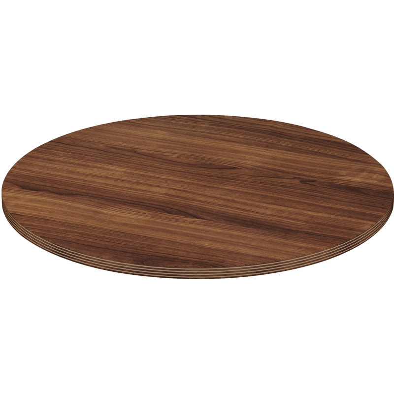 Chateau Table Top, Walnut, 3.3" H x 42" W x 42" D