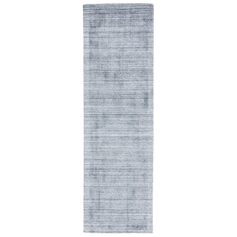 Newcastle Hand-Loomed Gray Area Rug, Runner 2'3" x 8'
