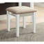 Ensemble de meuble-lavabo de style transitionnel 1 pièce avec tabourets rembourrés-534728024