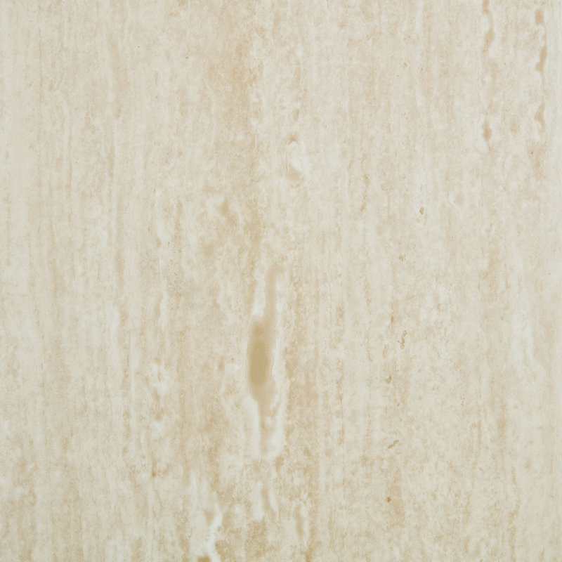 Table basse en faux travertin avec motif en relief accrocheur