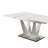 Welbert Glass Top Metal Base Dining Table