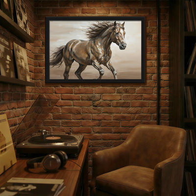 "Animaux qui courent", reproduction d'art sur toile