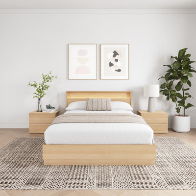 Ensemble de chambre avec grand lit 4 pièces Dechant
