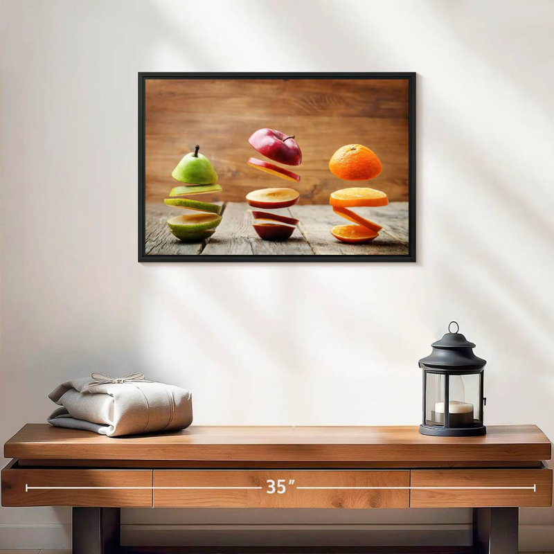 Yarlin tranches de fruits, H 13 po x l 19 po