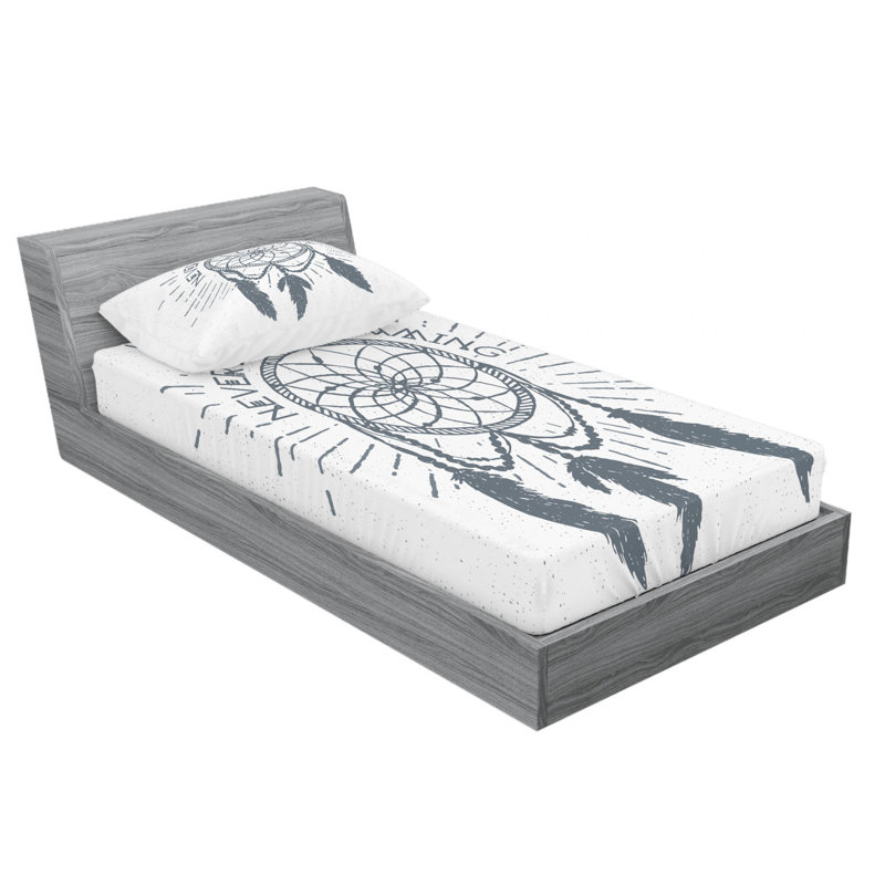 Microfiber Sheet Set, Twin Sheet Set with Fitted Sheet