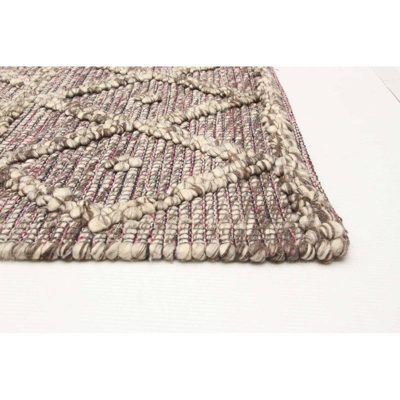 Tapis unique en laine nouvel âge brun Iagulli 5 pi x 7 pi 10 po Iagulli