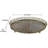 Decozen Oval Mirrored Tray with Gold Metal Frame – Elegant Christmas Gift for Home and Vanity Decor