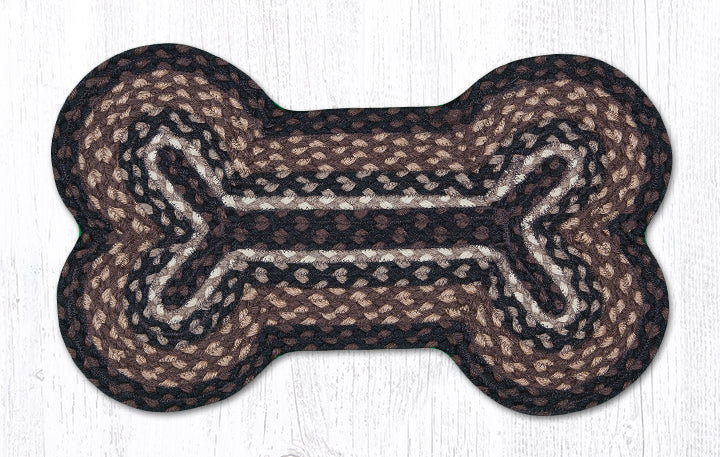  DB-313 Mocha/Frappuccino Medium Dog Bone 13"x22", Mocha/Frappuccino