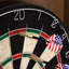 OUKANING Cork Dartboard And Cabinet Set (Darts Included)-96237061