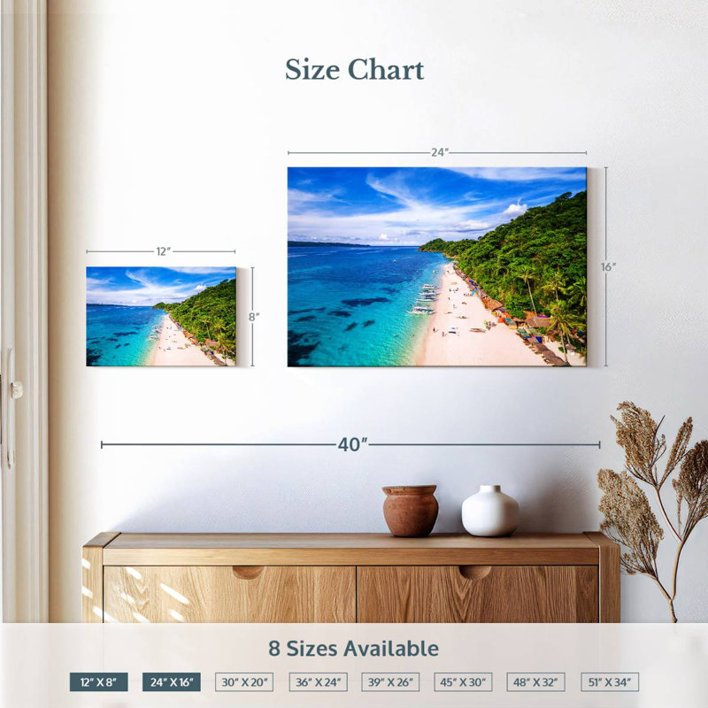 Boracay Island Gillard, 16" H x 24" W