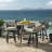 Fionnula Square 4 - Person 38" Long Bar Height Dining Set With Sunbrella Cushion Covers-28331511