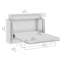 Armoire-lit avec matelas Arlex Murphy-95755072-95755071