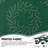 Christmas Wreath Printed Rod Pocket valance-1494939004