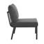 Fauteuil d'extérieur en aluminium avec coussins Sunbrella Riverside-1893520043