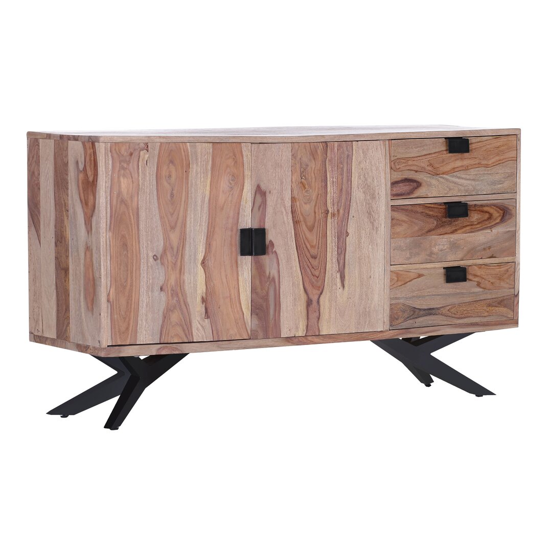 Sideboard Embree aus Massivholz 145 cm