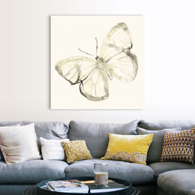 " Sepia Butterfly Impressions III " by Vess June Erica