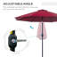 Brence 265cm Tilt Market Parasol-958986858
