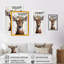 «Cute Baby Deer with Floral Crown II», reproduction de photo sur toile-470275698-470275699