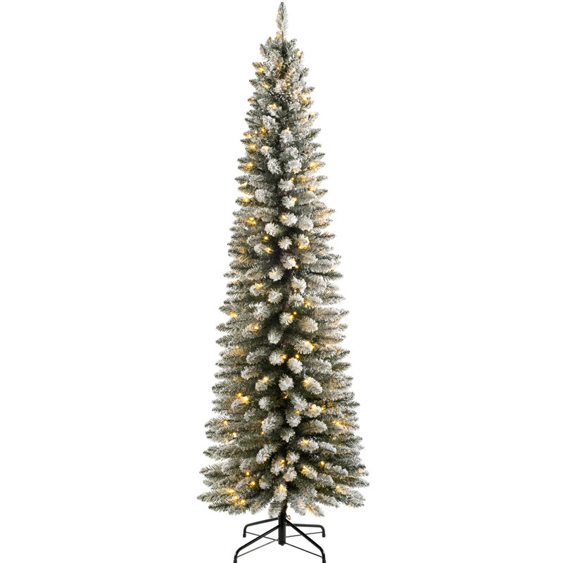 6.99' H Lighted Artificial Christmas Tree