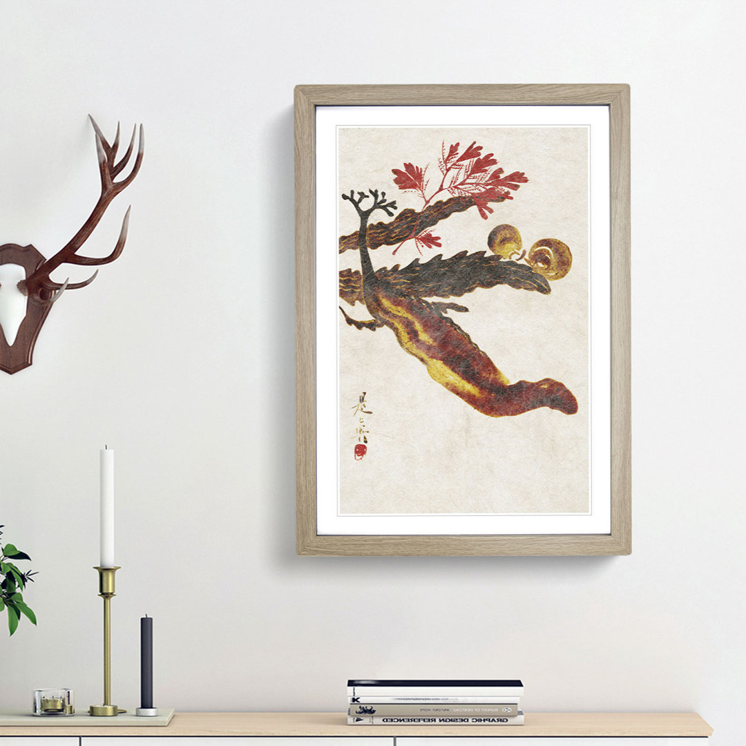 Seaweed by Shibata Zeshin - Picture Frame Painting Print