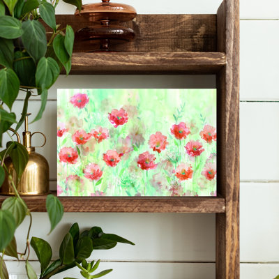 Coquelicots et reine, éthéré, paix, romantique, coquelicot, nature, printemps, art mural