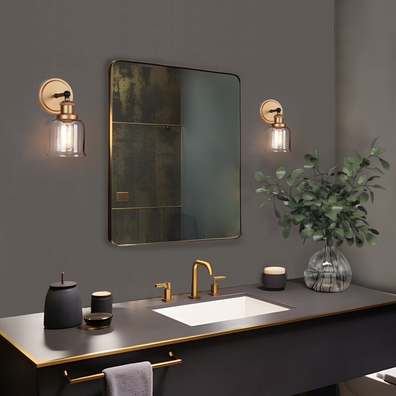Applique murale en laiton 1 lumière Modern