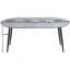 Table extensible, table à manger, table de bureau, table basse, pieds en métal, 100/140 / 180x100x75cm