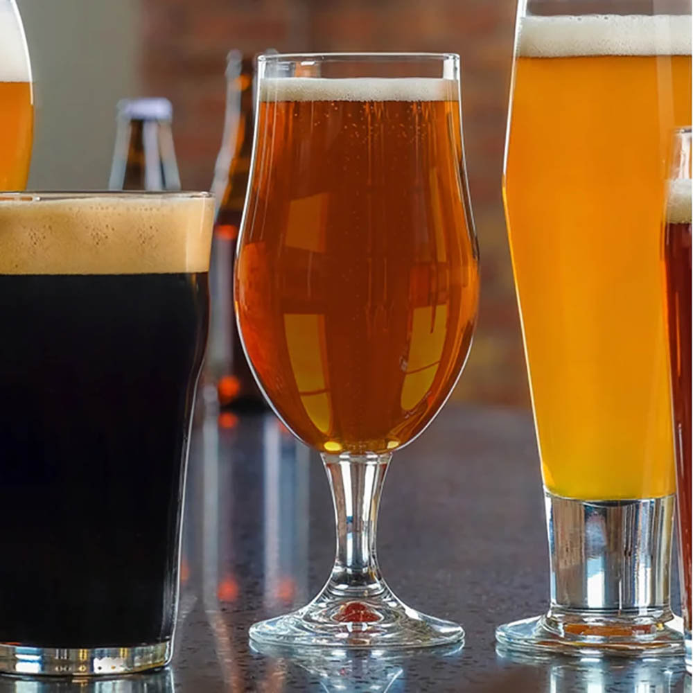 Libbey Craft Brews Belgian Ale Beer Glasses, 16.5 oz. (Set of 6) Libbey