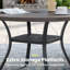 Table de patio ronde de 41 po avec tablette de rangement-1221781636