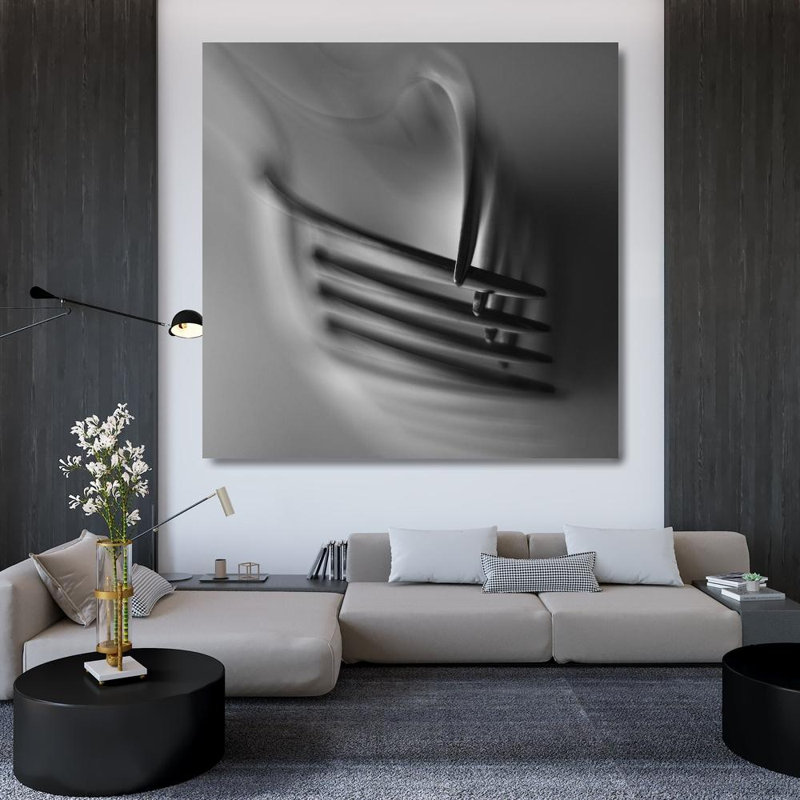 «Red Barrel Studio® Kerber», art sur toile tendue par Jutta Gallery: Interlock