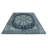7x10 Navy and Ivory Turkish Antep Rug