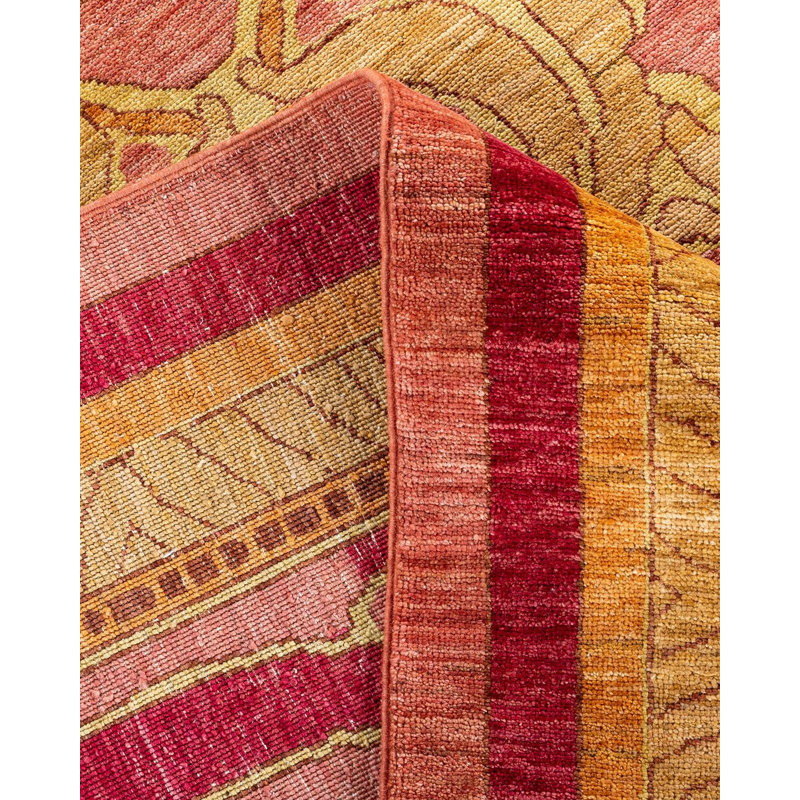 Overyed One-of-a-Kind Rectangle 8'10" X 11'10" Hand Knotted Area Rug