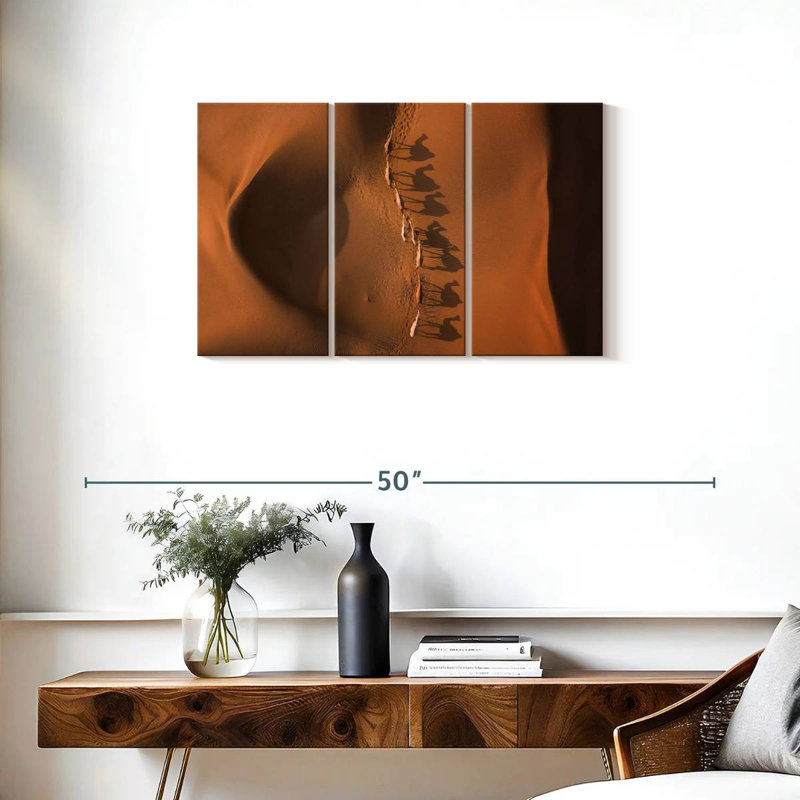 Alvord désert chameau ombres, H 20 po x l 33 po
