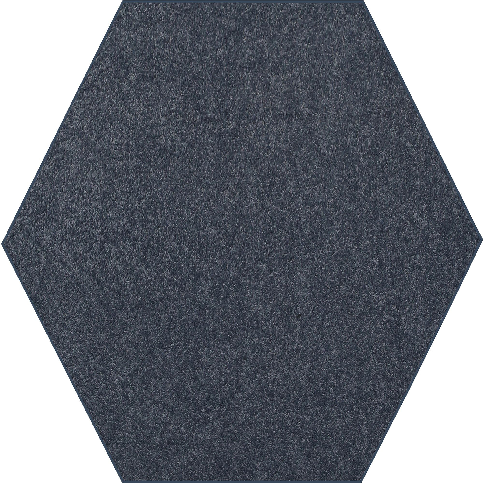 Ambiant Pet Friendly Solid Color Area Rugs Petrol Blue - 2' x 10