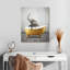 «Bathaign Animals Elephant Gold», reproduction sur toile-1596912988