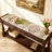 Wood Console Table With 3 Drawers And 2 Bottom Shelf For Entryway Hallway Extra-Thick Sofa Table-1537650231-1537650226